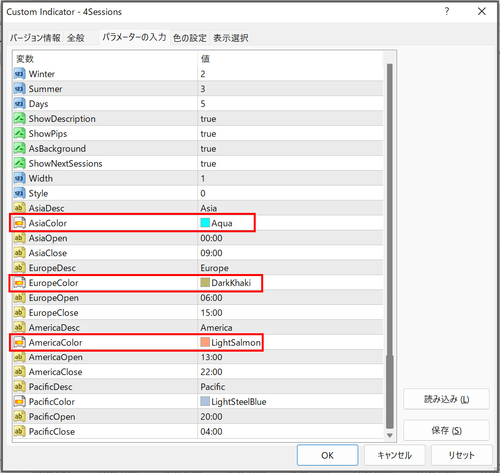 4Sessionsの使い方・設定